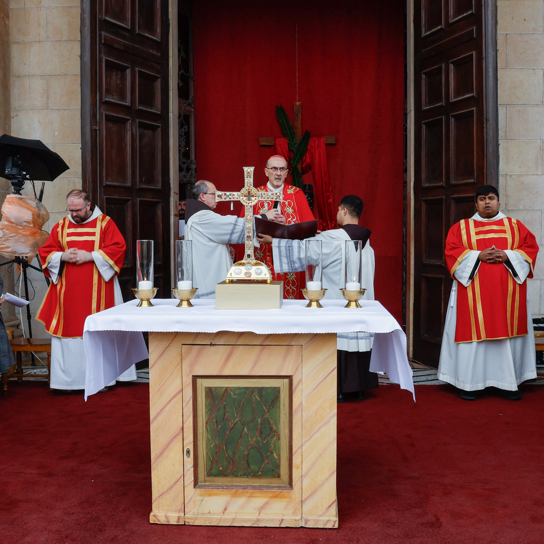 🇮🇱イスラエル 【宗教・人権】イスラエル警察、聖墳墓教会でのカトリック指導者の棕櫚の主日ミサを阻止