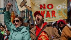 🇺🇸米国 【政治・抗議】「国王はいらない」トランプ批判デモが全米・欧州で大規模展開